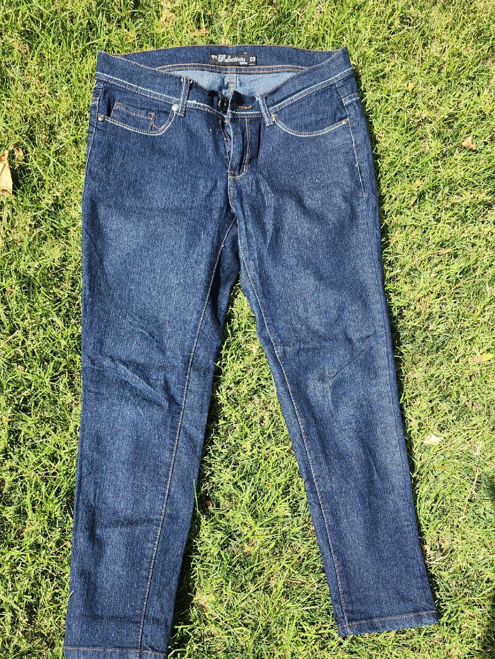 90s Low Waisted Skinny Cropped Jeans